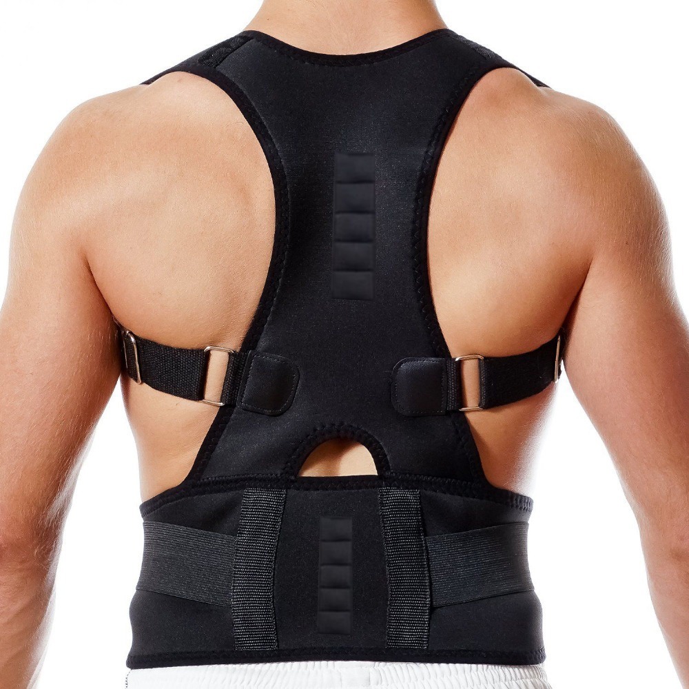 Posture Corrector Back - Magnetische houdingcorrector voor volwassenen, rugondersteunende riem,