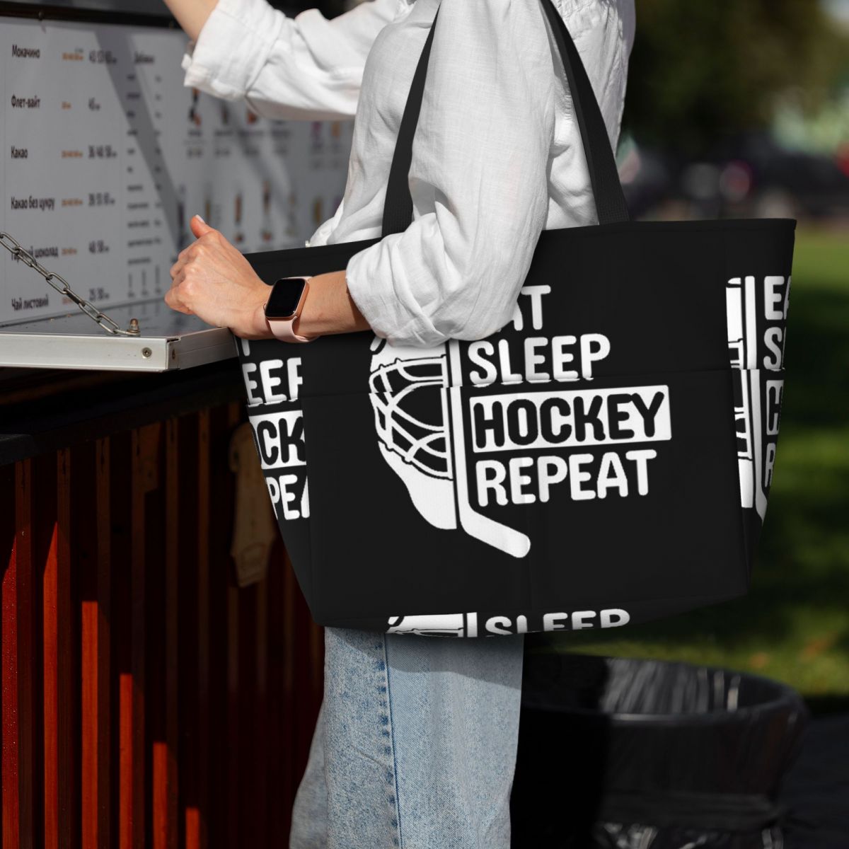 Yoga Fitness Quotes - Grappig hockeycitaat Hockey Quotes Strandtas Sport