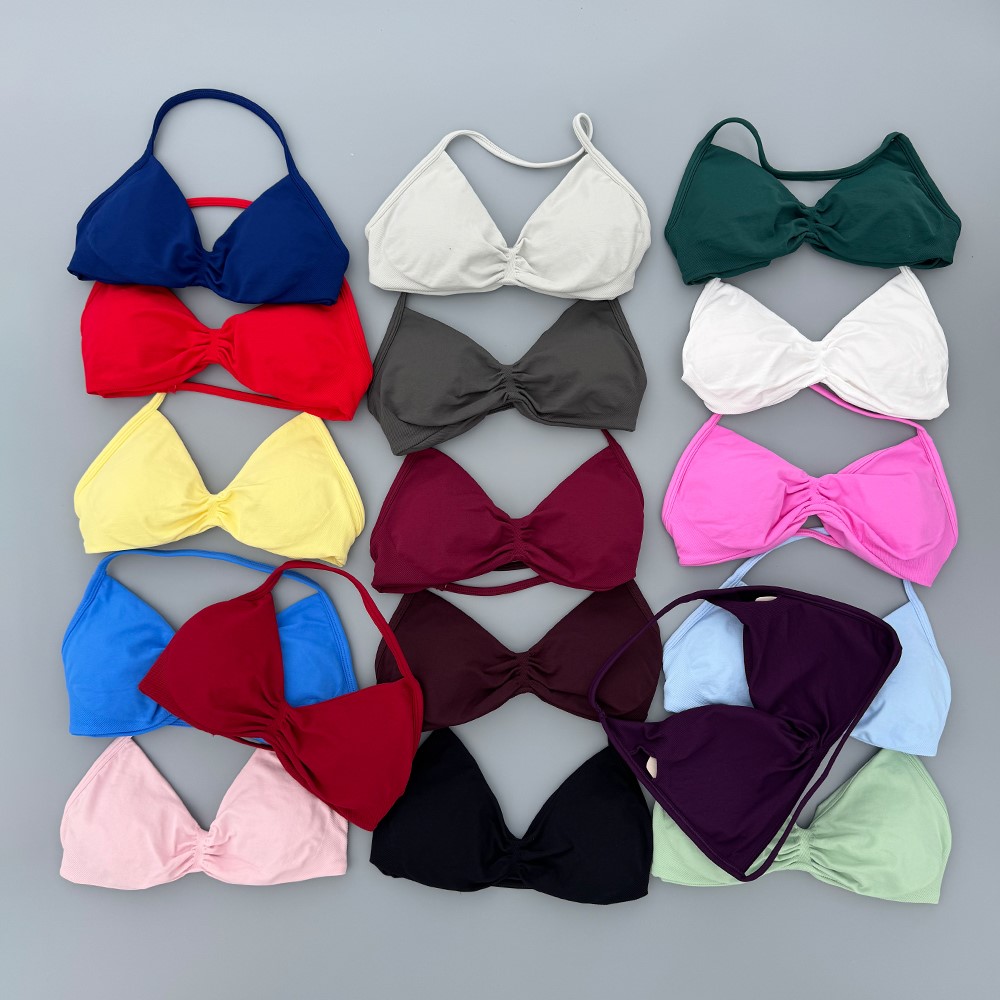 Yoga Mat For Fitness - Sportbeha met bandjes Gymtop Dames Hoge