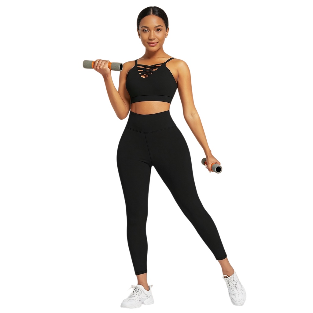 Yoga & Fitness Center - 3-delige dames yoga fitness set -
