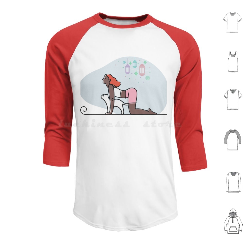 Yoga Fitness Hoodie - Yoga Cat Pose Hoodies Yoga Cat