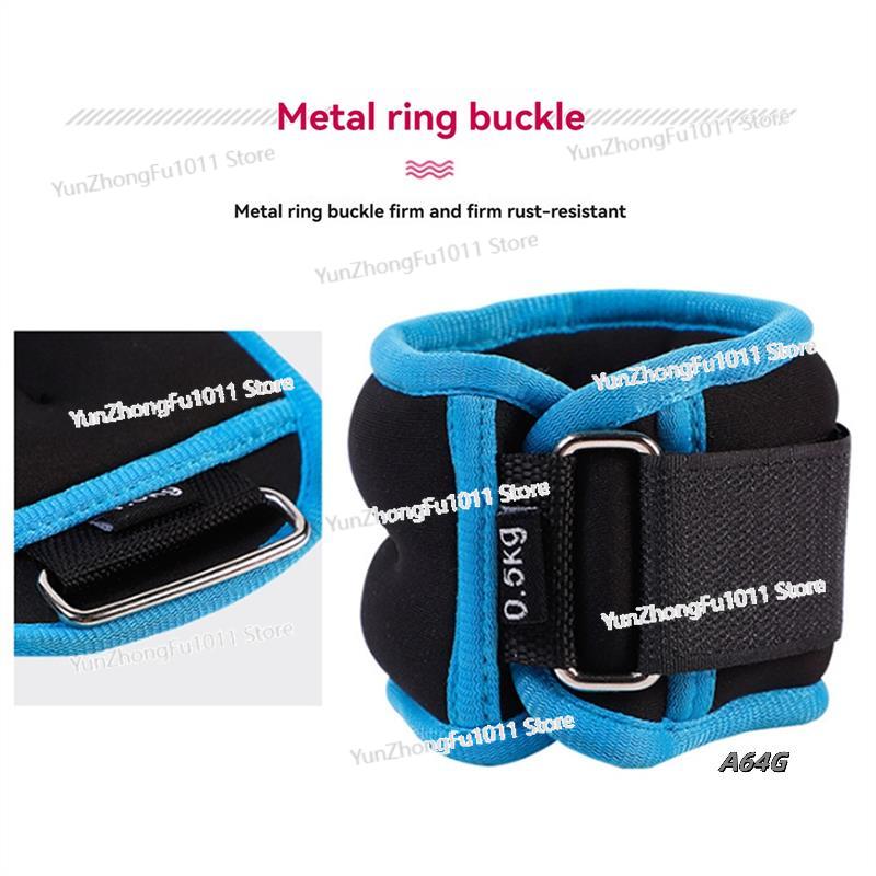 Ankle Weights - 2PCS Fitnessapparatuur Gym Enkelzandzak D-Ring Verstelbare