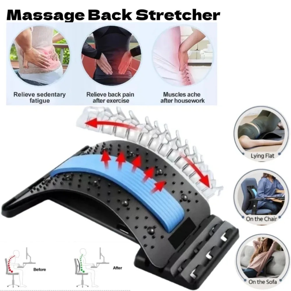 Lumbale rugstretcher, 4-stande - Posture Corrector Back recensie en prijs
