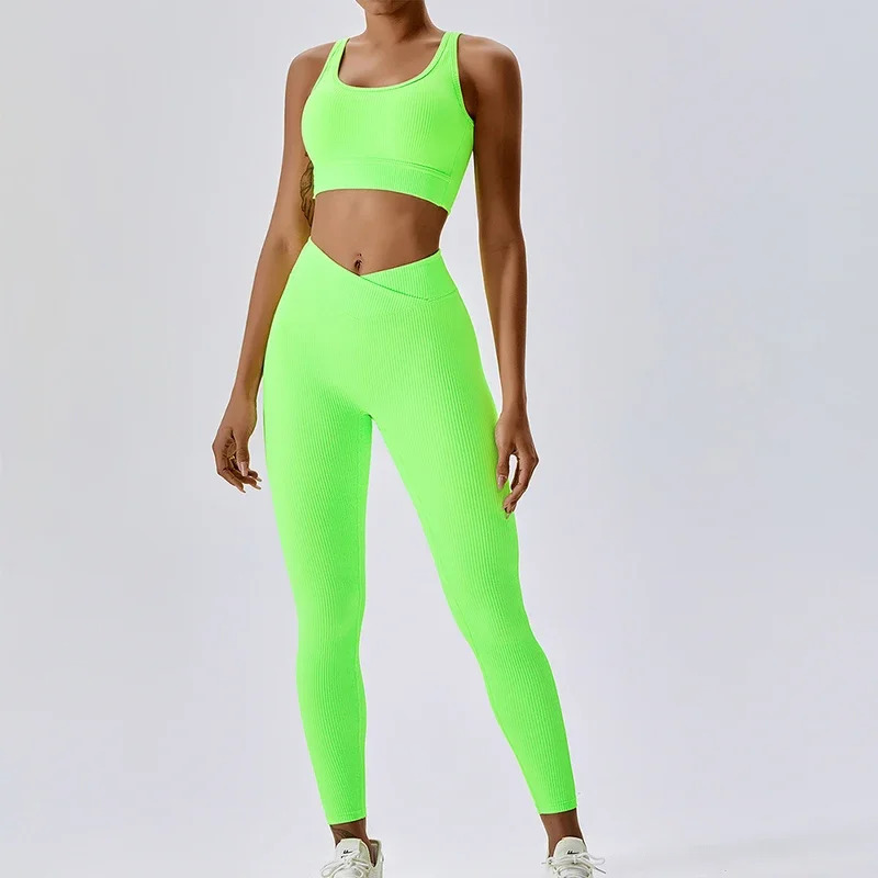 Geribbelde yogaset sportkledin - Yoga Fitness Hoodie recensie en prijs