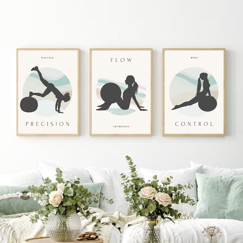 Minimalistische Pilates Yoga F - Yoga Fitness Quotes recensie en prijs