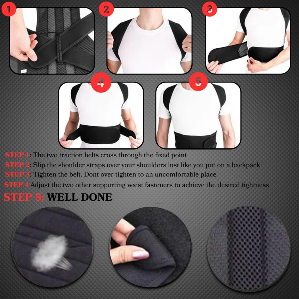 Postuurcorrector voor mannen & - Posture Corrector Back recensie en prijs