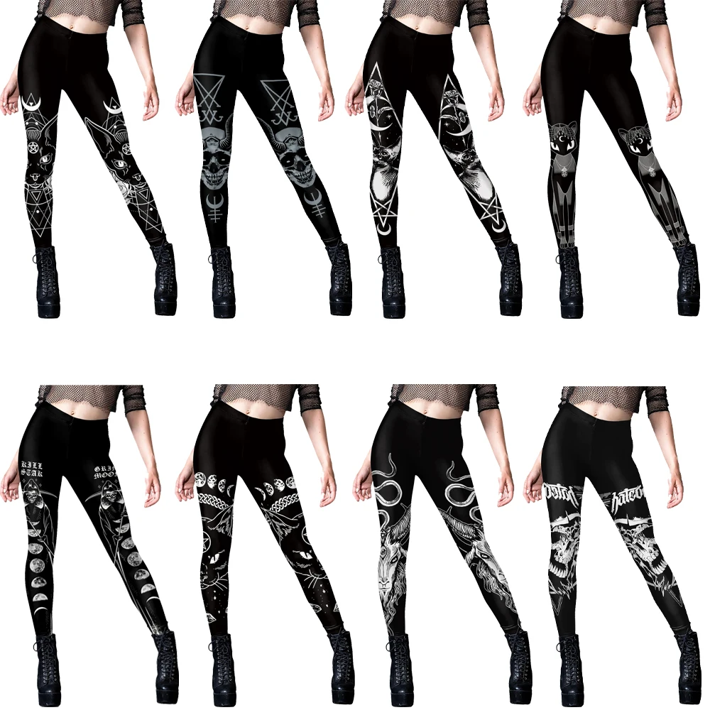 Gothic Vrouwen Leggings Sexy M - Yoga Fitness Holiday recensie en prijs