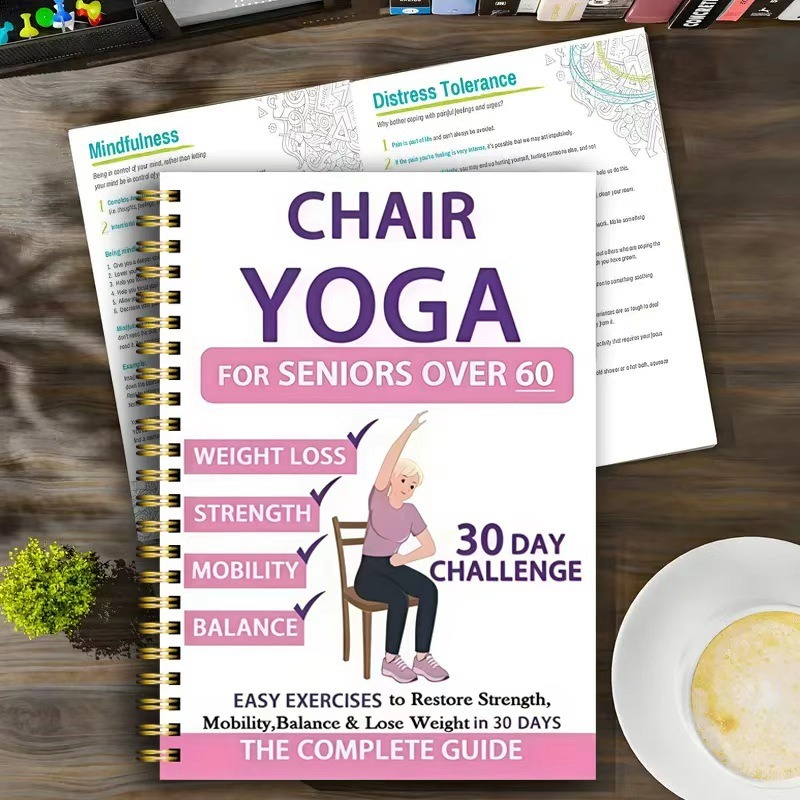 Yoga-oefenboek voor senioren,  - Yoga Fitness Journal recensie en prijs