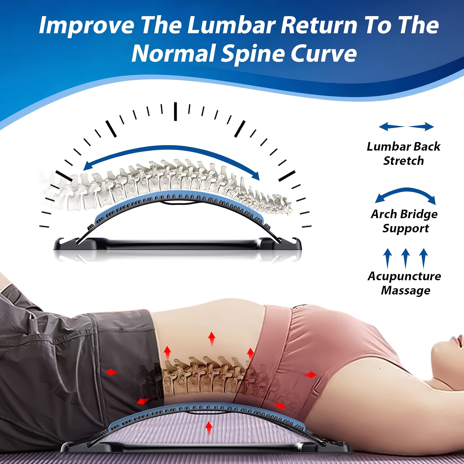 4-traps verstelbare rugstretch - Posture Corrector Back recensie en prijs