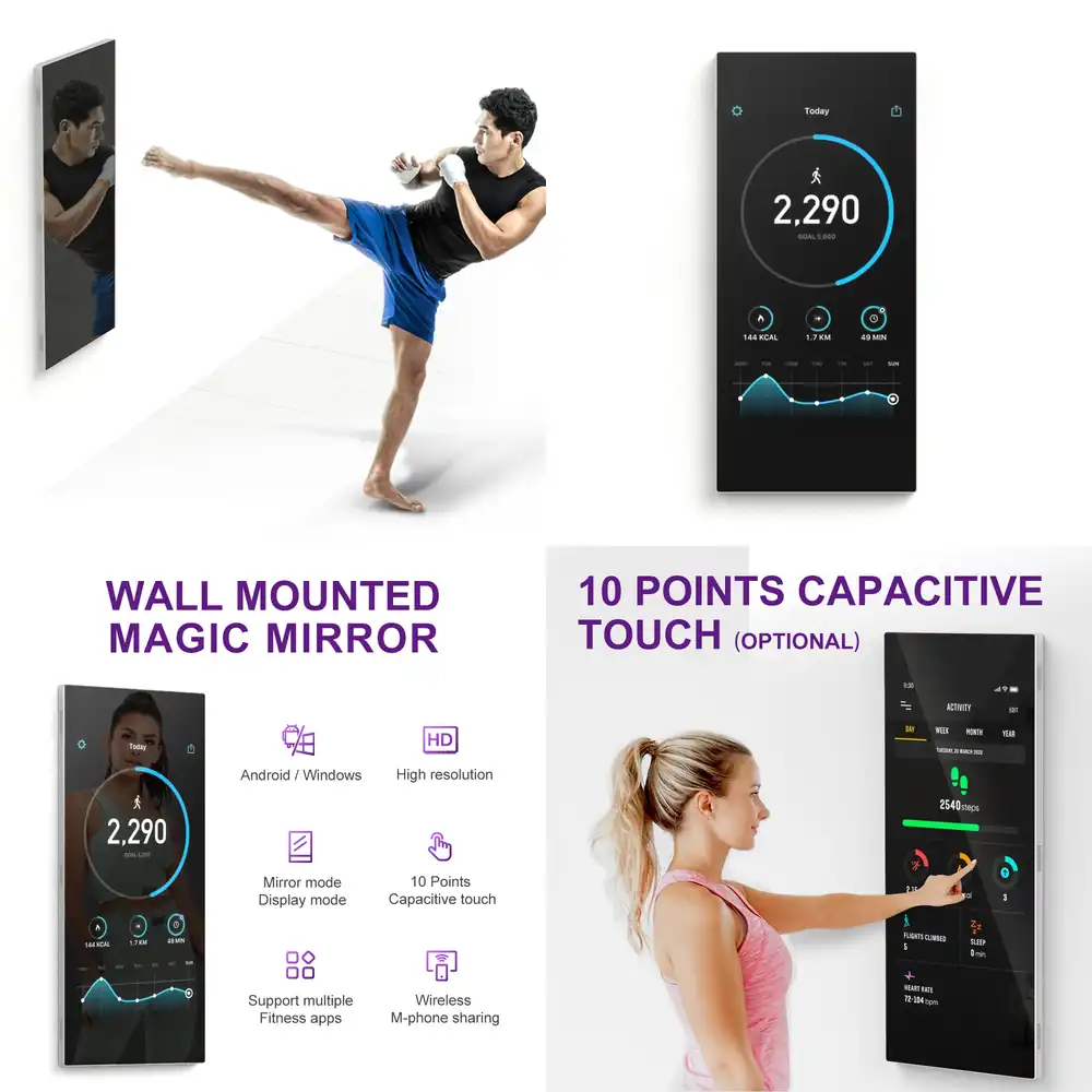 Wandgemonteerde interactieve s - Yoga For Fitness App recensie en prijs