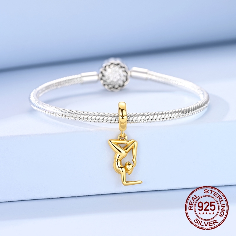 925 sterling zilver gouden yog - Yoga Fitness Gifts recensie en prijs