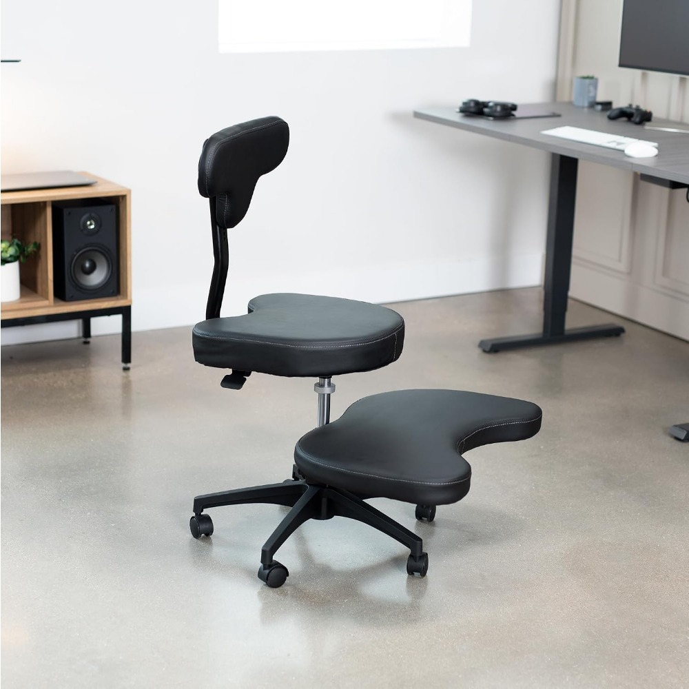 Kruisbeenbureaustoel met rugst - Yoga & Fitness Center recensie en prijs