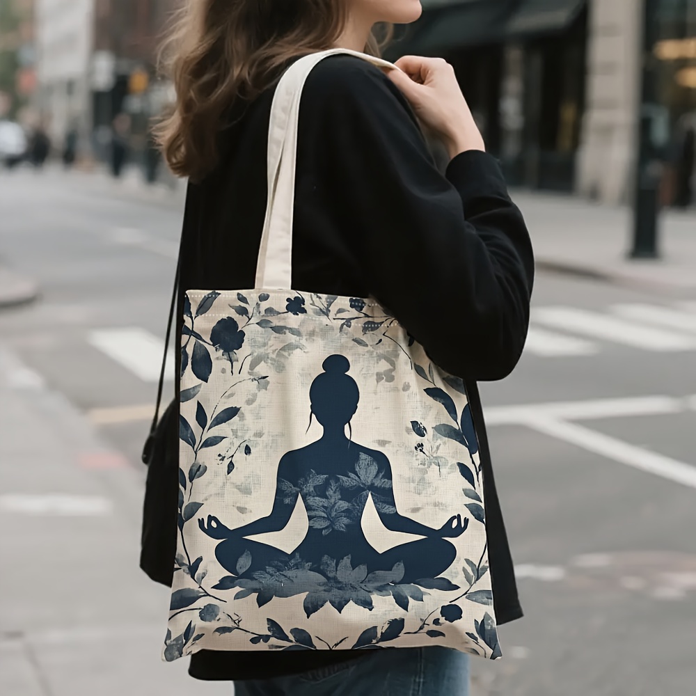 1-delige canvas schoudertas me - Yoga Fitness Gifts recensie en prijs