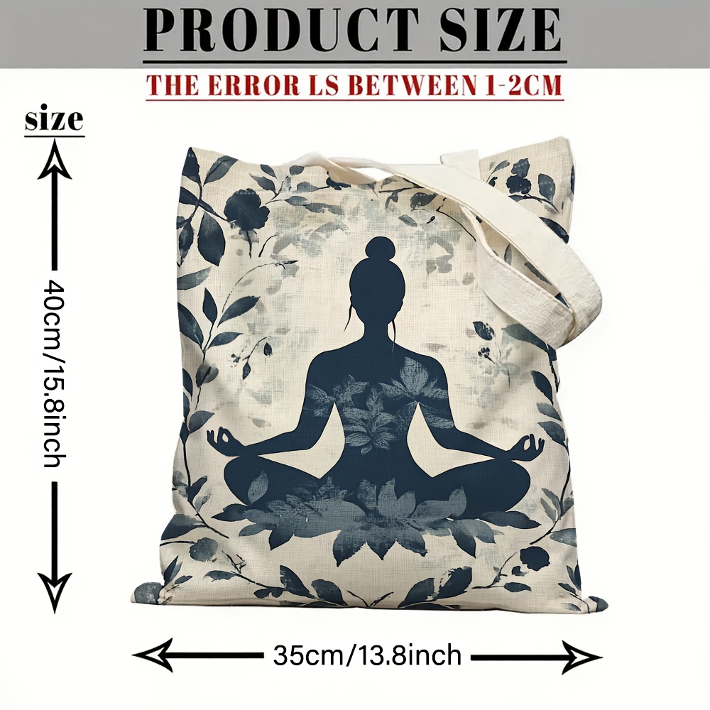 1-delige canvas schoudertas me - Yoga Fitness Gifts recensie en prijs